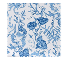 Floral Chintz "Granny Chic"  Wallpaper - Watercolor Blue