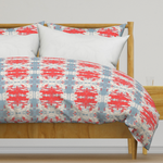 Duvet  Cover  - Where the Buffalo Roam - Western IKAT